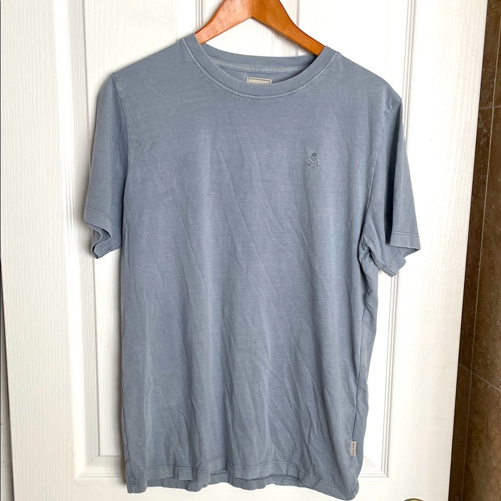 SCALPERS - Light Blue crew neck tee